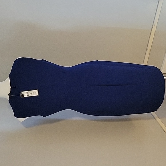 NWT Deep Royal Blue Dress with Cut-Out - Picture 5 of 8